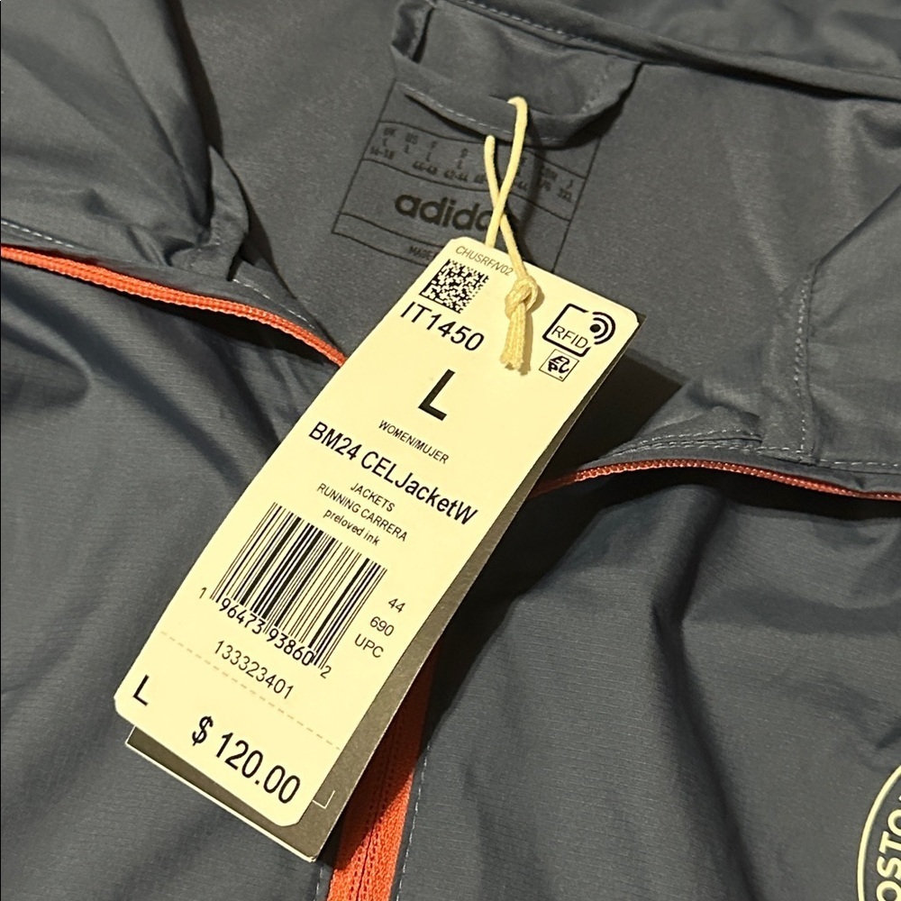 Adidas 2024 Boston Marathon Celebration Jacket, Large, NWT - Picture 2 of 5